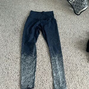 Beyond Yoga Navy Sparkle Leggings